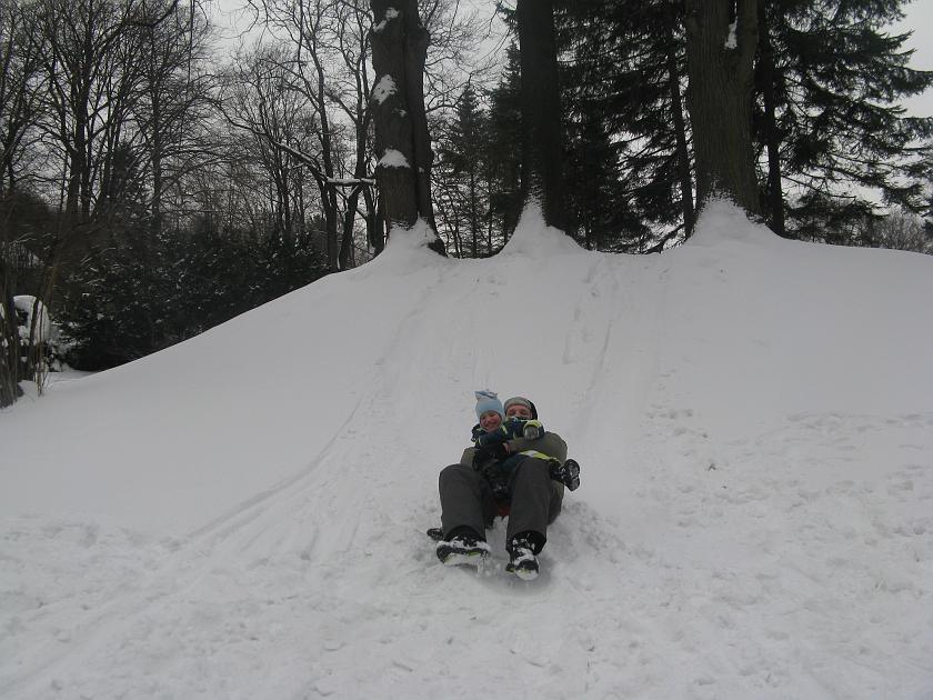 IMG_3467.JPG - Z tatą zjeżdża na jabłuchu!