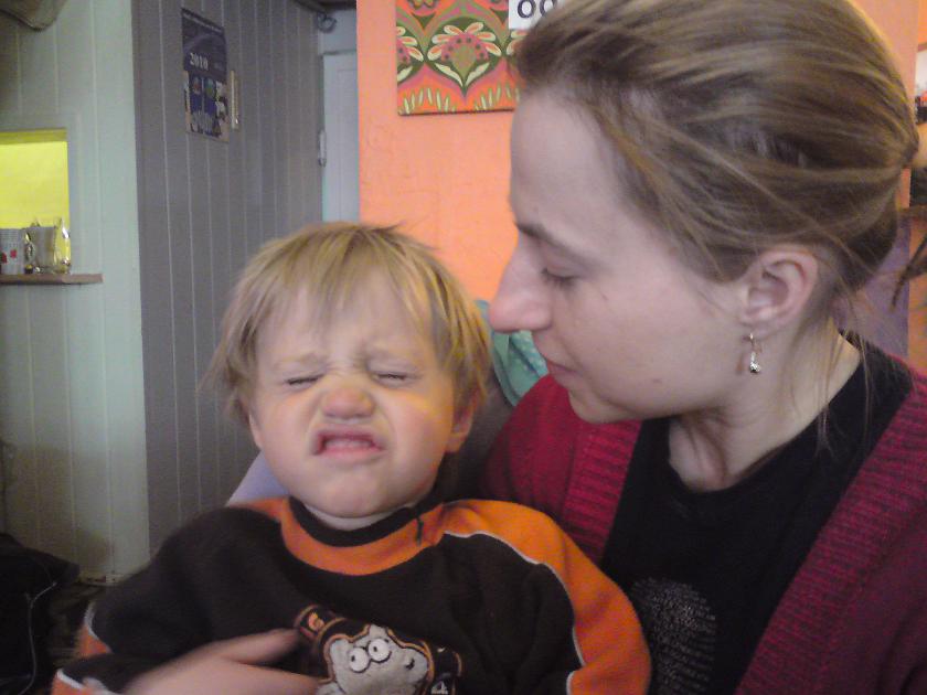 DSC01525.JPG - Taka dobra zupa była w knajpie ;-) (naprawdę dobra była, pomidorowa, dobra)