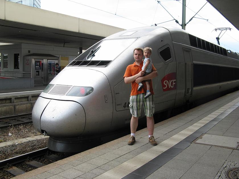 IMG_4749.JPG - Odprawiamy TGV 9552 do Paryża (Mannheim Hbf)