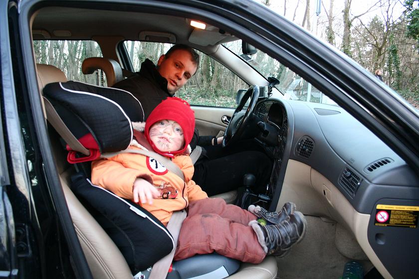 IMG_8389.JPG - Wojtek jeździł z przodu