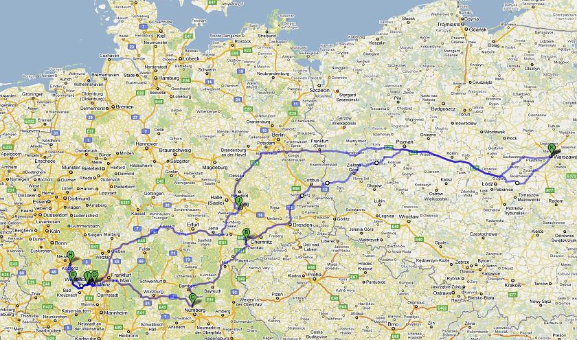 mapa.jpg - Mapa naszego wyjazdu w dniach 03.03 - 09.03.2011