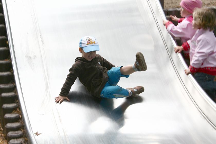 IMG_0965.JPG - Trzeba przyznać, że Wojtek zjeżdża fantazyjnie