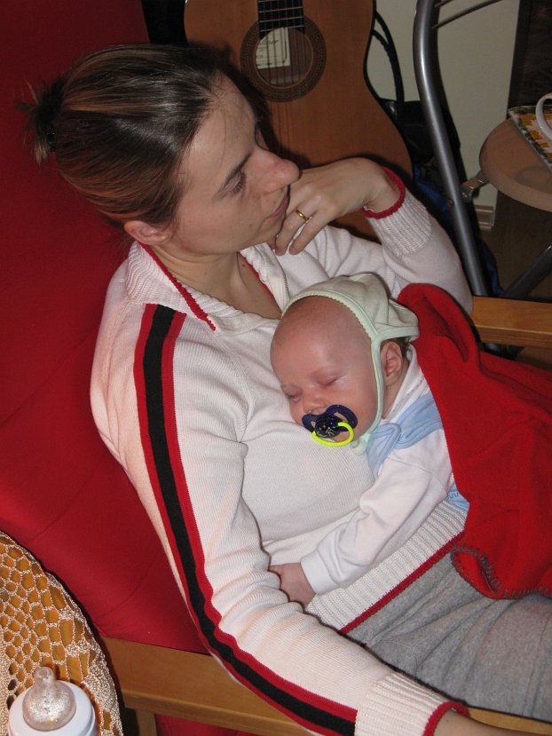 2008-01-08_0636.jpg - (2008-01-08) Oglądam z mamusią telewizję